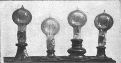 1. Lâmpadas criadas por Thomas Edison