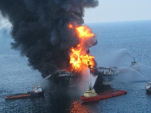 Deepwater Horizon. Foto: US Coast Guard