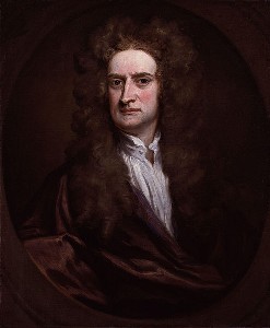 Newton por Godfrey Kneller.